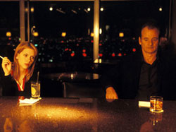 Bill Murray e Scarlett Johansson in Lost in Translation di Sofia Coppola