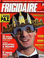 Andrea Pazienza sulla copertina di Frigidaire